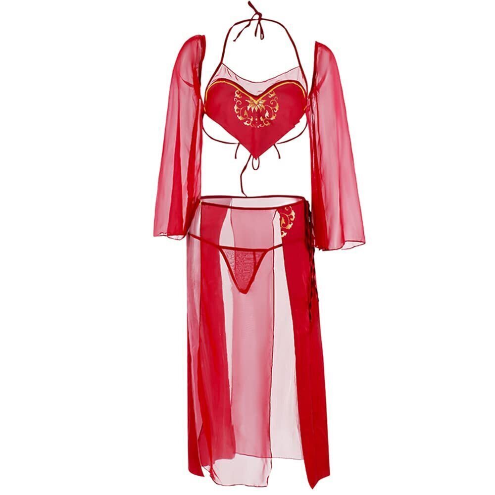 9953 Cheongsam Lingerie Cosplay Japanese Geisha Kimono Anime Costume Asian